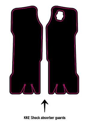 KKE fork guard decals